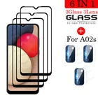 Закаленное стекло для Samsung Galaxy A02s, Защитное стекло для Samsung A02s, пленка для камеры Samsung A02s, защитное стекло