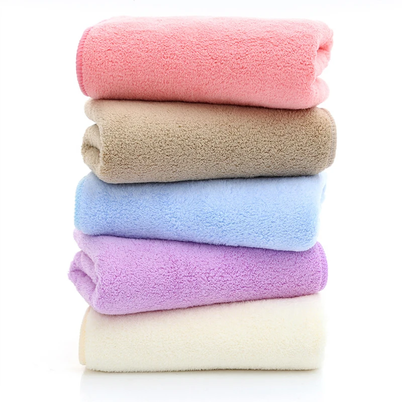 

35*75cm Face Towel Adult Soft Terry Absorbent Quick Drying Body Hand Hair Bath Towels Washbasin Facecloth Bathroom