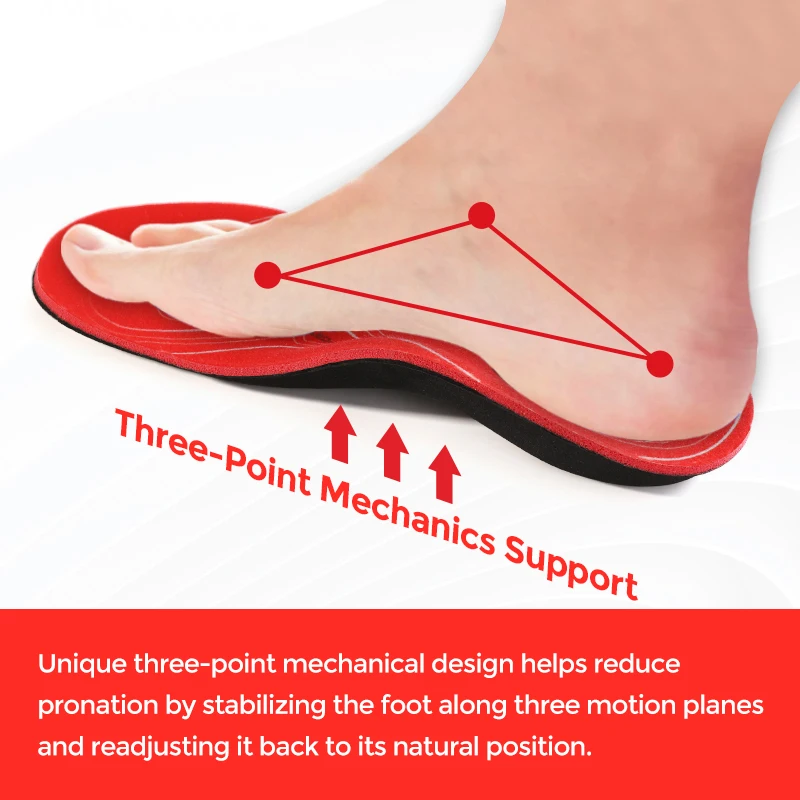 FootMaster Orthopedic Insoles for Sneakers Shoes Inner Sole Arch Support Flat Feet Inserts Pad Women Men Plantar fasciitis Insol