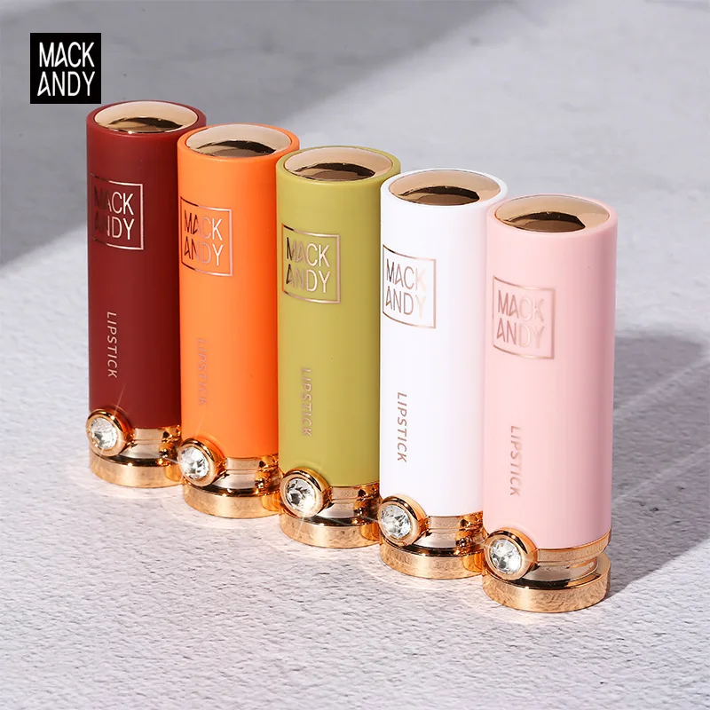 Модный алмазный бархат 5 шт. набор из помад матовая Водонепроницаемая