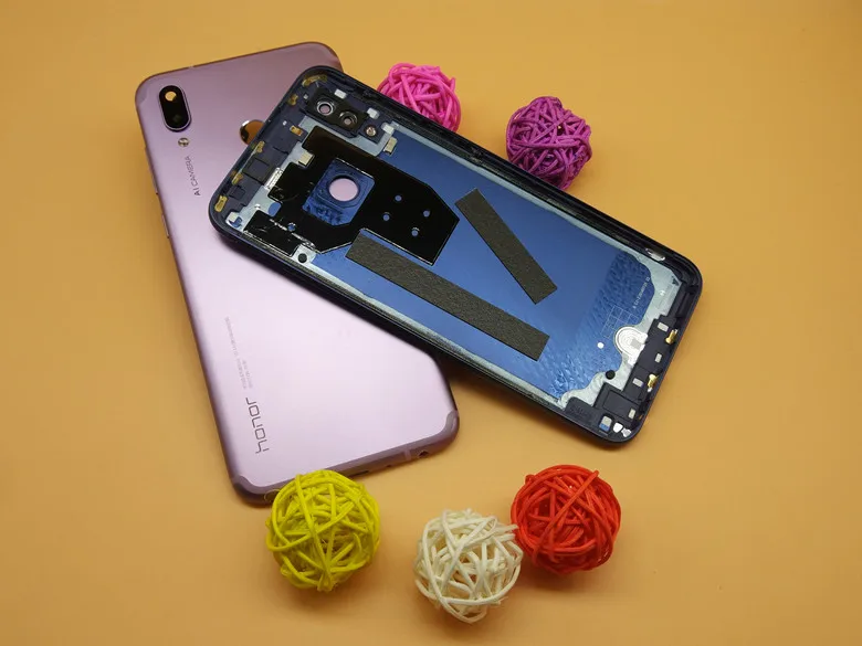 100% Оригинальный чехол для Huawei Honor Play задняя крышка батарейного отсека без боковых