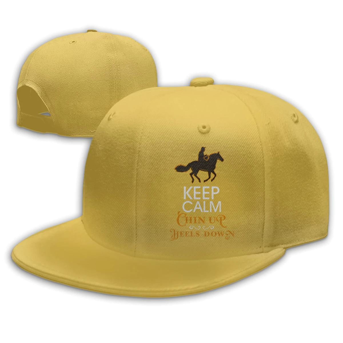 

Keep Calm Chin Heels Down T mens womens Fashionable breathable Dad Cap