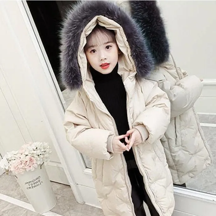

2019 New Children's Clothing Winter Jacket For Girls Thicken Girls Winter Coat Hooded Velour Winter Girls Jackets Outwear 3-12T