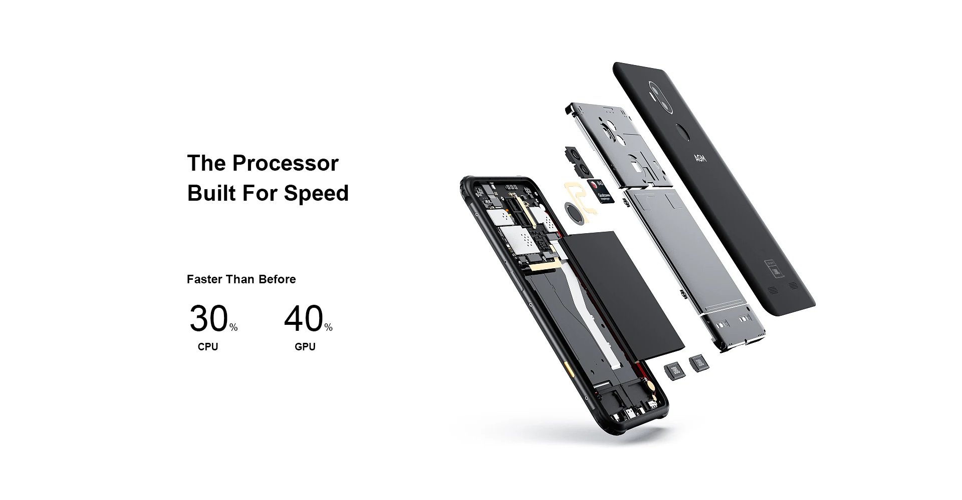 AGM X3 NFC 4G смартфон 8G 128G SDM845 Android 8,1 5,99 дюймов, мобильные телефоны IP68 водонепроницаемый мобильный телефон двойной ящик динамик
