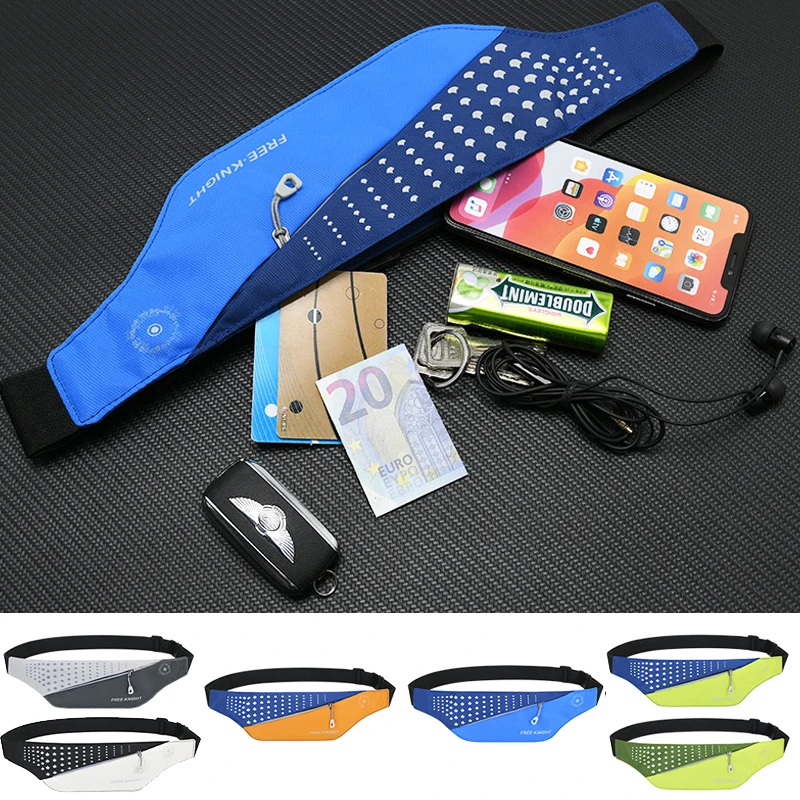 

Outdoor Sports Cycling Running Belt Bag Waterproof Mobile Phone High Elastic Package Jogging Nylon Waist Bum Bags Fanny Pack