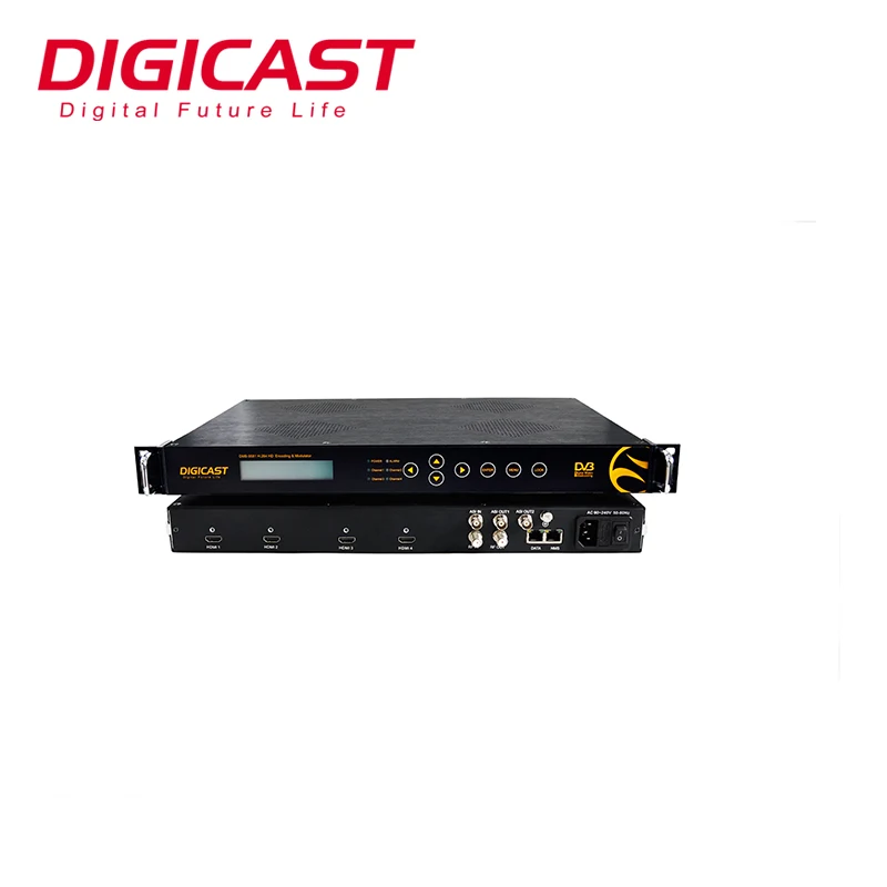 

Digital Cable TV Equipment Mpeg4/H.264 IPTV Headend Equipment DVB-C Encoder Modulator