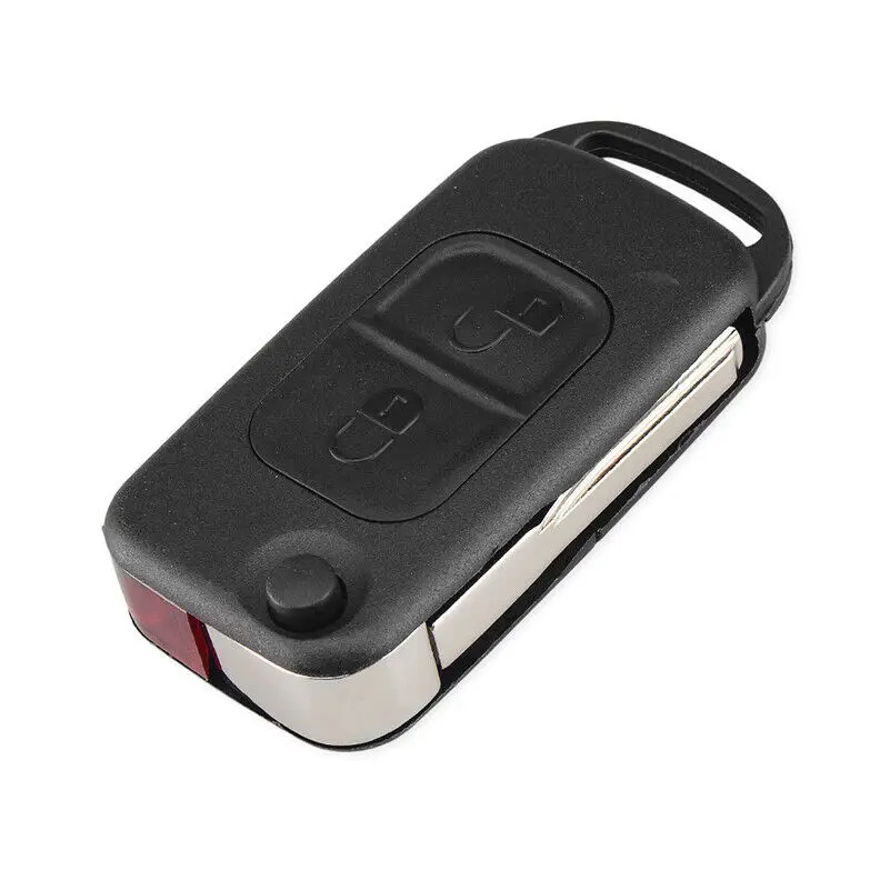 1 шт. 2 кнопки флип-брелок чехол оболочка с лезвием для Mercedes Benz A C E S W168/202/203 |