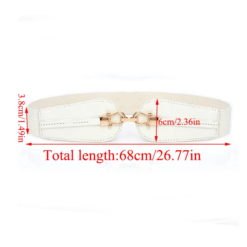 Женский пояс классический широкий эластичный декоративный ремень аксессуары