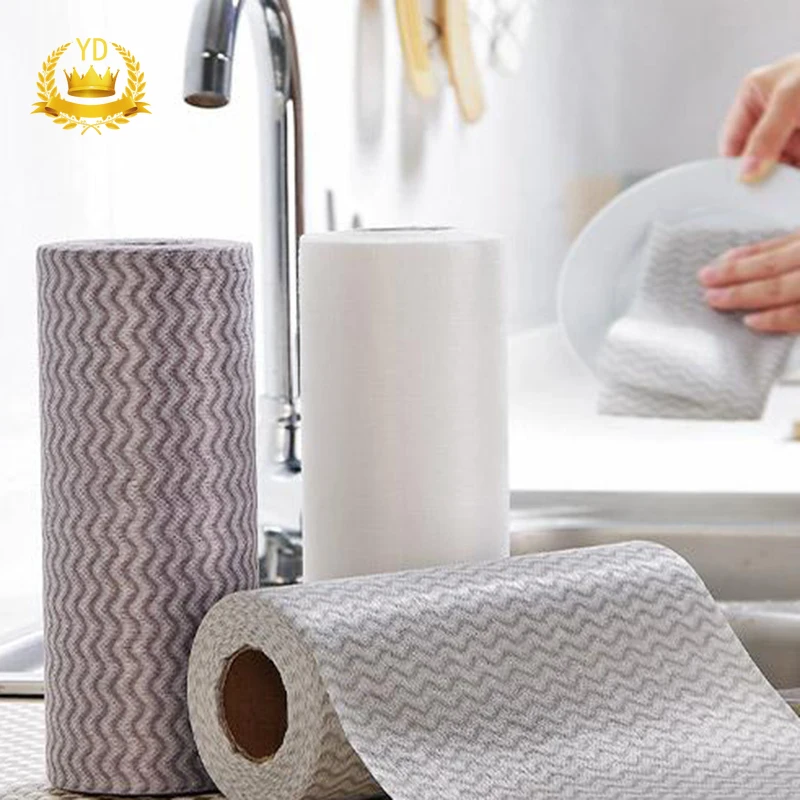 

50 шт./рулон, одноразовые салфетки из нетканого материала