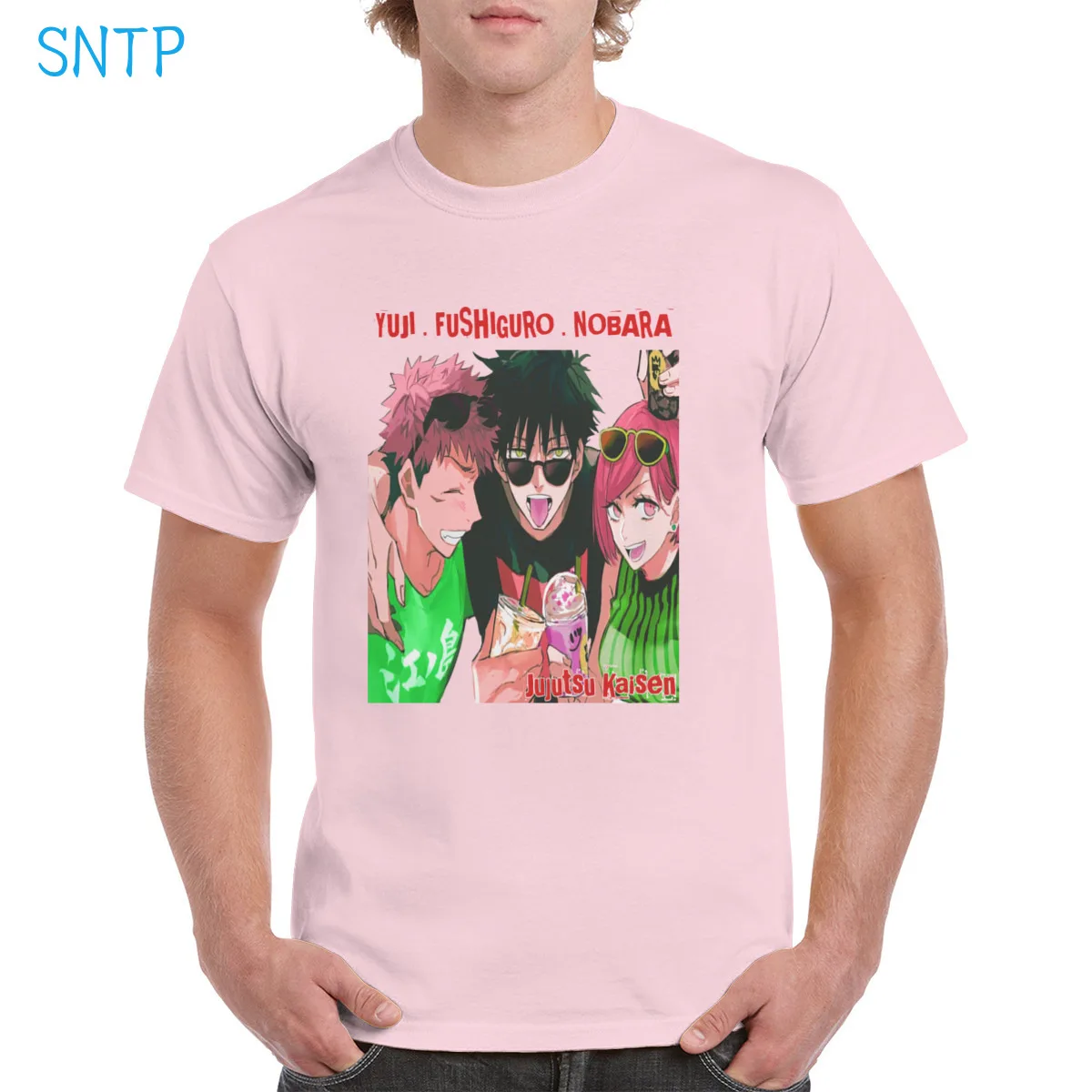 

Cute Yuji Fushiguro Nobara Anime t shirt Unisex Harajuku Jujutsu Kaisen Top Casual graphics 100% Cotton Oversized T-shirt