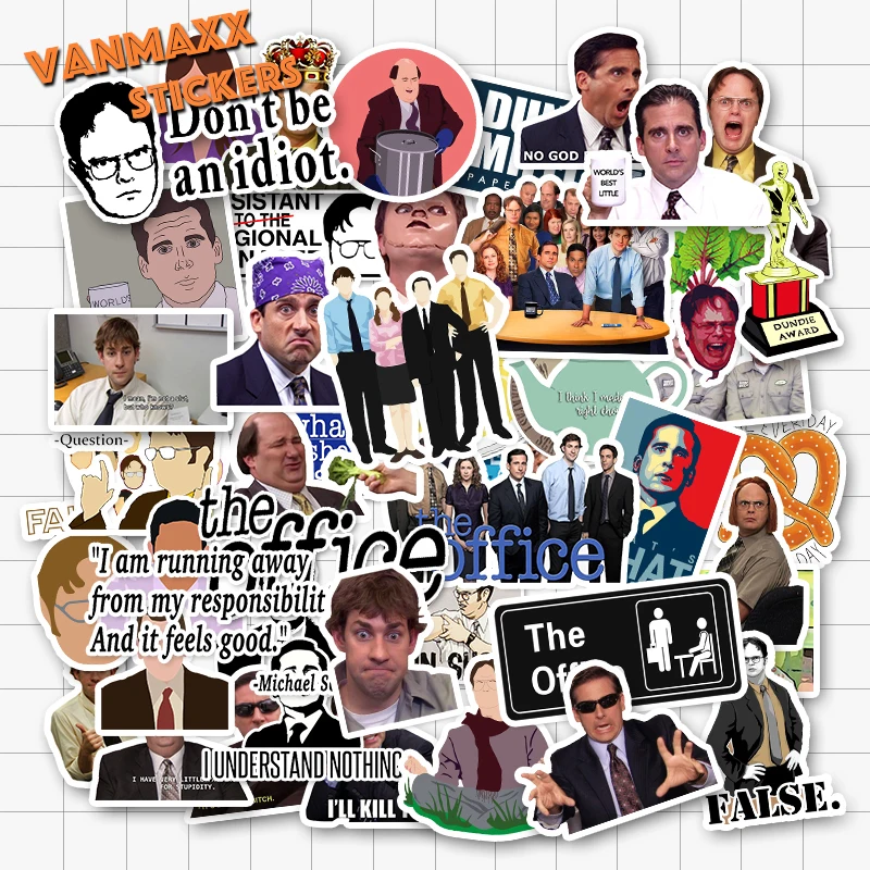 50 шт. в офис ТВ Драма винил Водонепроницаемый наклейки для детей подростков