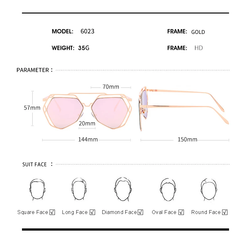 Metal Hexagon Sunglasses Fashion Style Eyewear Candy Colors Sun Glasses Driving Shopping Lunette De Soleil Retro Shades | Аксессуары для