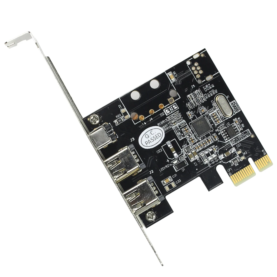 Компьютерная PCIe Combo 3 порта 1394A 1x 4Pin 2x 6Pin Плата расширения PCI E к IEEE 1394 контроллер