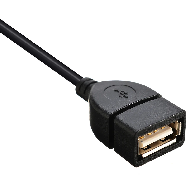 1 шт. 3 5 мм Штекерный аудио AUX разъем к USB 2 0 кабелям гнездовой конвертер адаптер