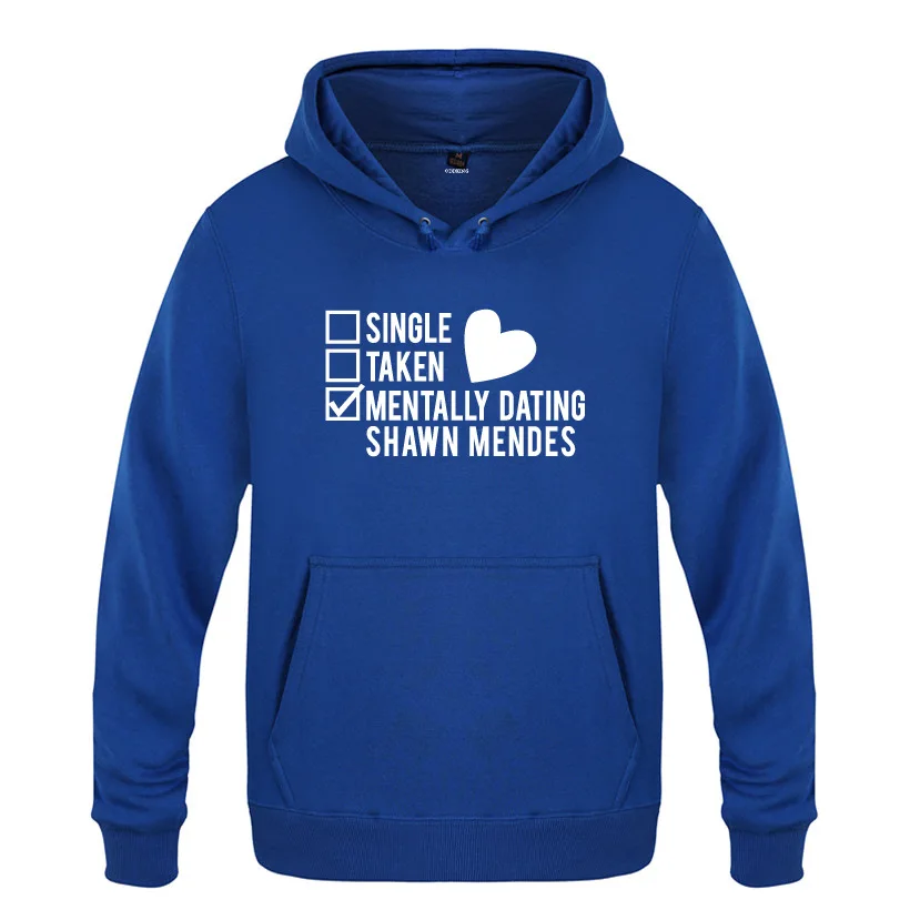Синглом Для мужчин бирки для свиданий Шон Мендес свитер с капюшоном женщин