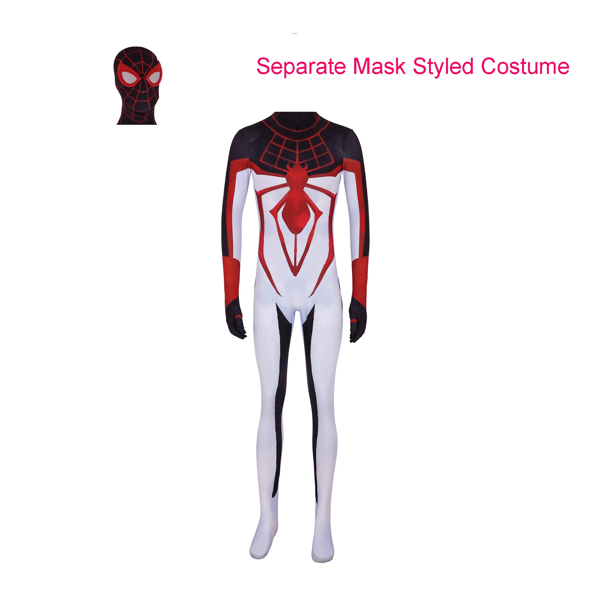 

Game PS5 T.R.A.C.K Spider Cosplay Costume Zentai Red Bodysuit Spider Battle Suit Jumpsuits Halloween