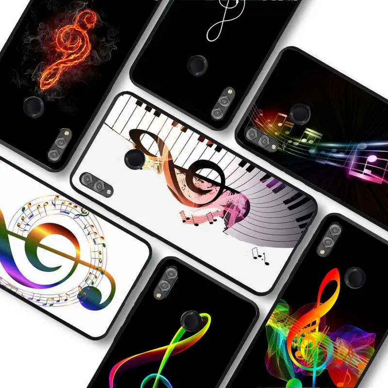 

Musical Notes Phone Case For Huawei Honor 10Lite 10i 20 8x 10 Funda 9lite 9xpro Back Coque
