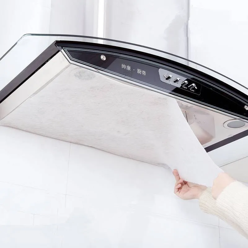 2 шт. Нетканая фильтрующая бумага для вытяжки с самоклеющейся лентой наклейки