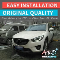 AKD tuning cars Headlight For Mazda CX-5 CX5 2013-2016 Headlights LED DRL Running lights Bi-Xenon Beam Fog lights angel eyes