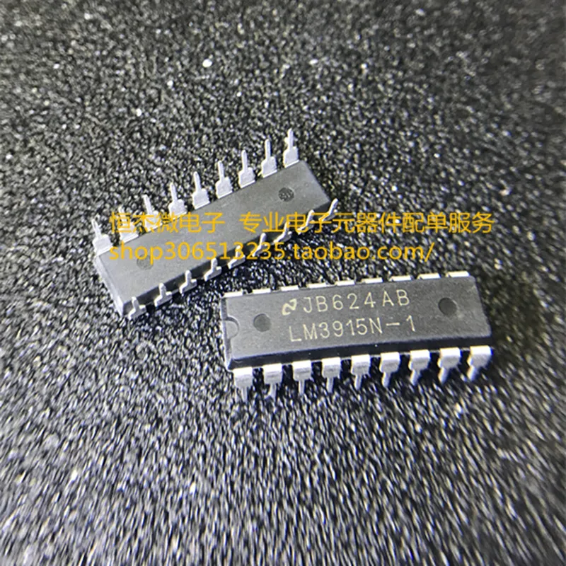LM3915N 1 LM3915 DIP18 светодиодный|Интегральные схемы| |