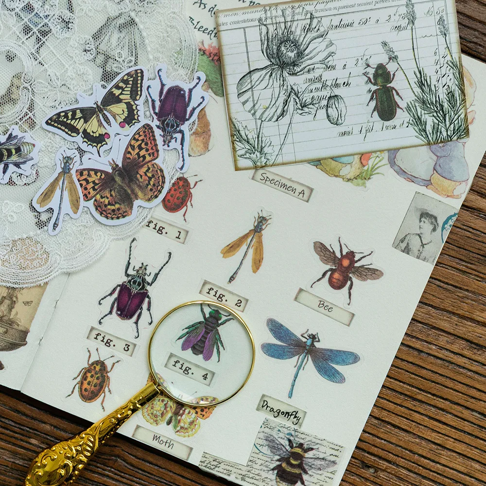 Новинка 40 шт. милые канцелярские наклейки в винтажном стиле Алиса мечта дневник