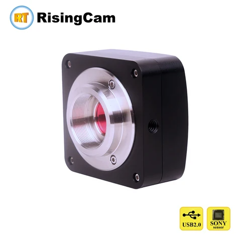 Микроскоп RisingCam C2 USB2.0 с выходом 1/2 МП, imx274, дюйма, CMOS сенсор, макс. 30 кадров в секунду, цифровая USB-камера с креплением C