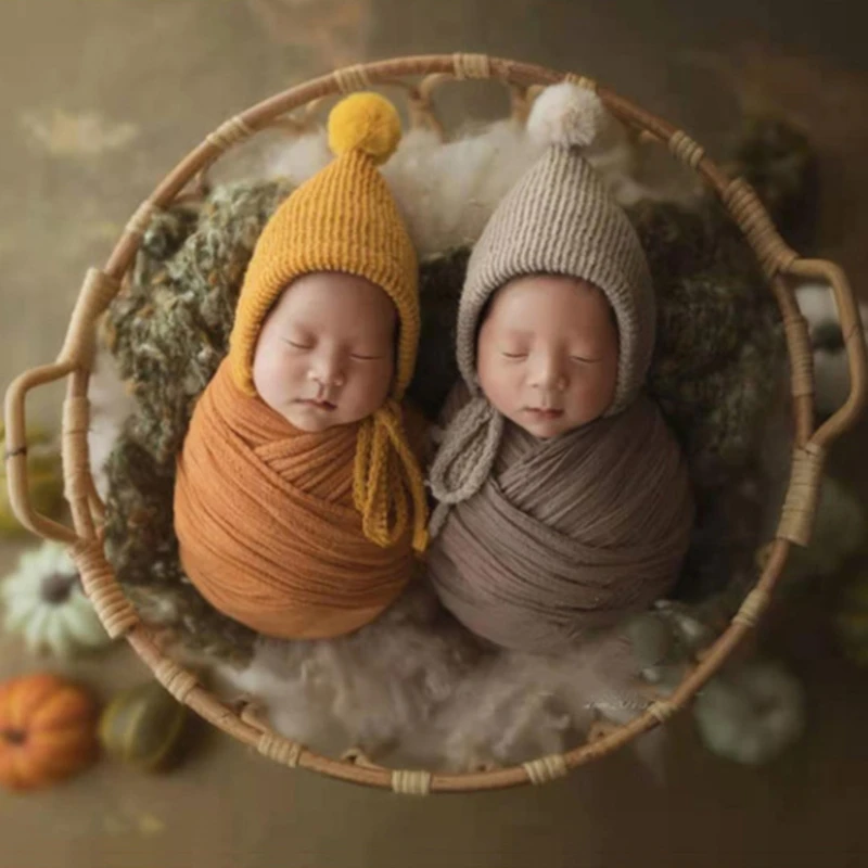 KLV Детская вязаная шапочка шляпа для фотографирования новорожденных реквизит