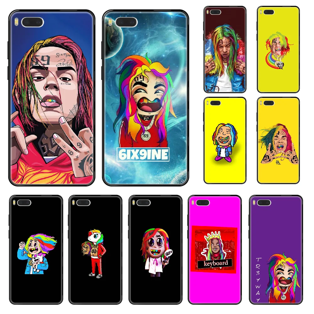 Чехол для телефона America 6ix9ine ekashi69 rap singer Xiaomi Redmi Mi 3 5 6 8 9 A1 2 Max3 Mix2 X SE Lite Pro black
