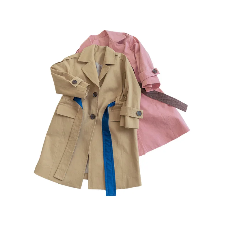 Осенняя Одинаковая одежда для всей семьи мамы и дочки пальто плащ принцессы