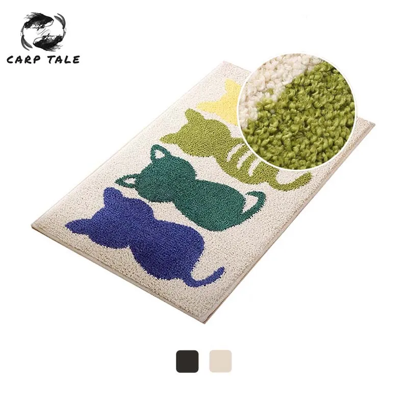 Ковер для кухни ковры коврики Kawaii добро пожаловать ковер в прихожей кошачий