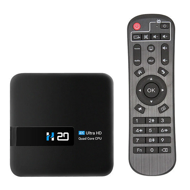 IG H20 Smart TV Box телеприставка Android 10 медиаплеер 3D видео Youtube Netflix 2 4G Wifi 1 + 8GB ТВ приемник