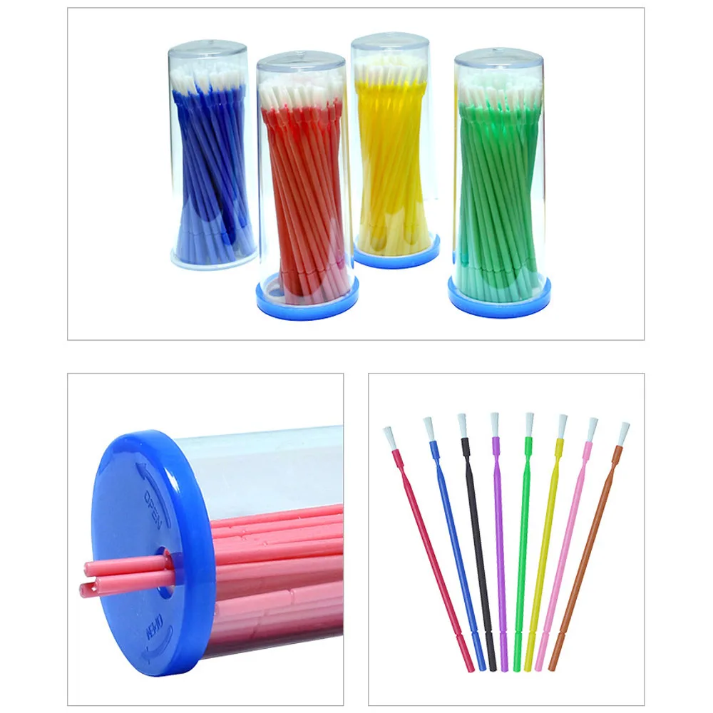 100 шт./коробка одноразовые пластиковые палочки аппликаторы 10 см|Отбеливание