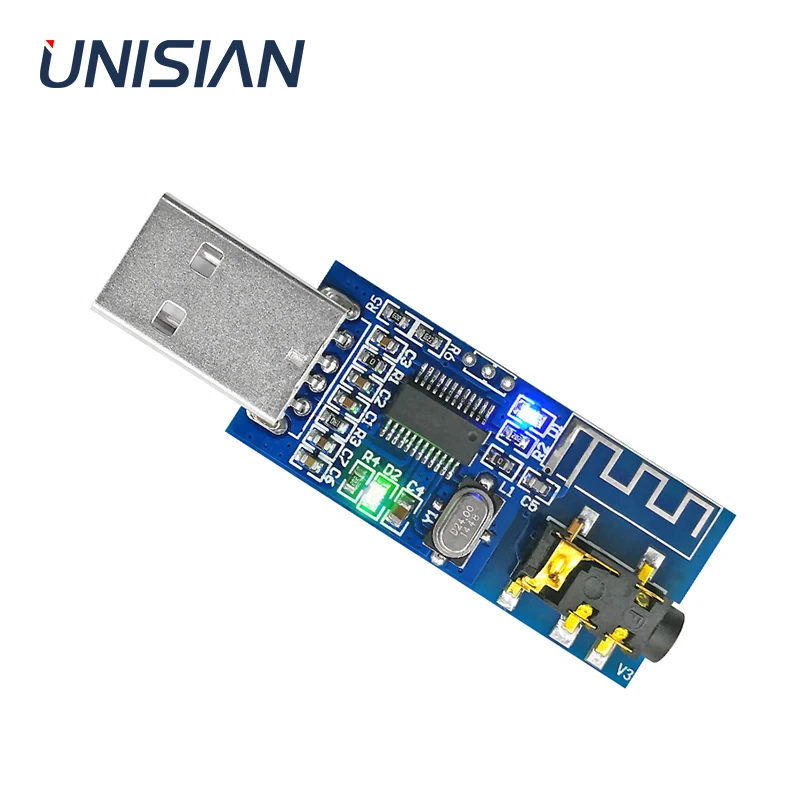 USB Bluetooth адаптер UNISIAN 4 0 музыкальный аудио приемник Mp3 передатчик беспроводной