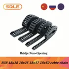 Полузакрытая пластиковая буксирная цепь R38 18x18 18x25 18x37 18x50 для ЧПУ маршрутизатора