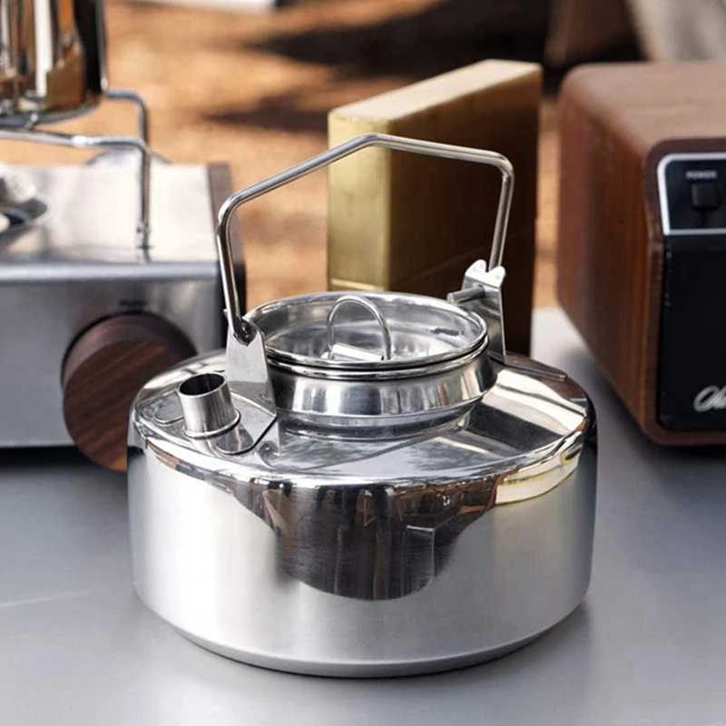 Чайник из нержавеющей стали 304 походный чайник для самостоятельного вождения