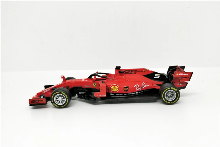 BBurago 1:43 F1 SF90#5 Sebastian Vettel#16 Charles Leclerc нормальная версия Formula one гоночный литой автомобиль