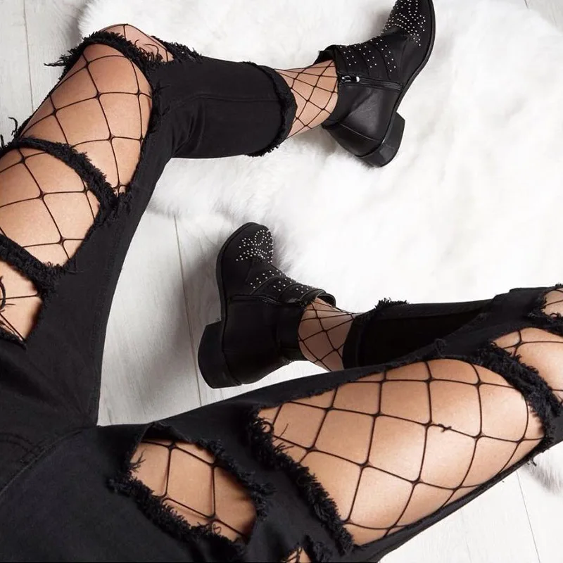 Оптовая продажа супер винтажные колгитки с бантом Колготки Татуировка имитация