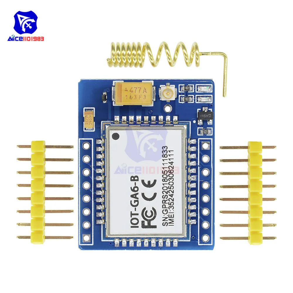 Diymore GA6 B Mini GSM GPRS модуль разработки смс четырехдиапазонная плата замена SIM800L для