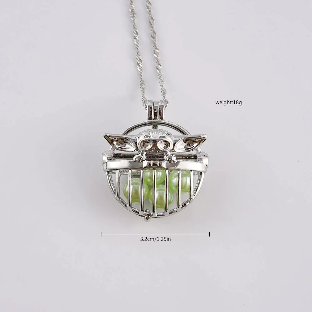 Ожерелье со звездами DCARZZ Детская Подвеска в виде жемчужной клетки Мандалора