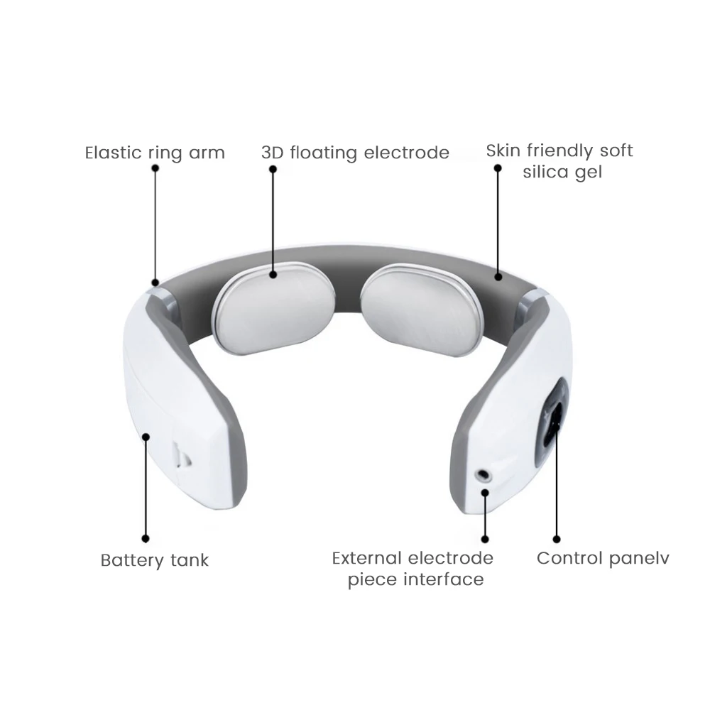 Электрический импульсный массажер для спины и шеи с дальним инфракрасным