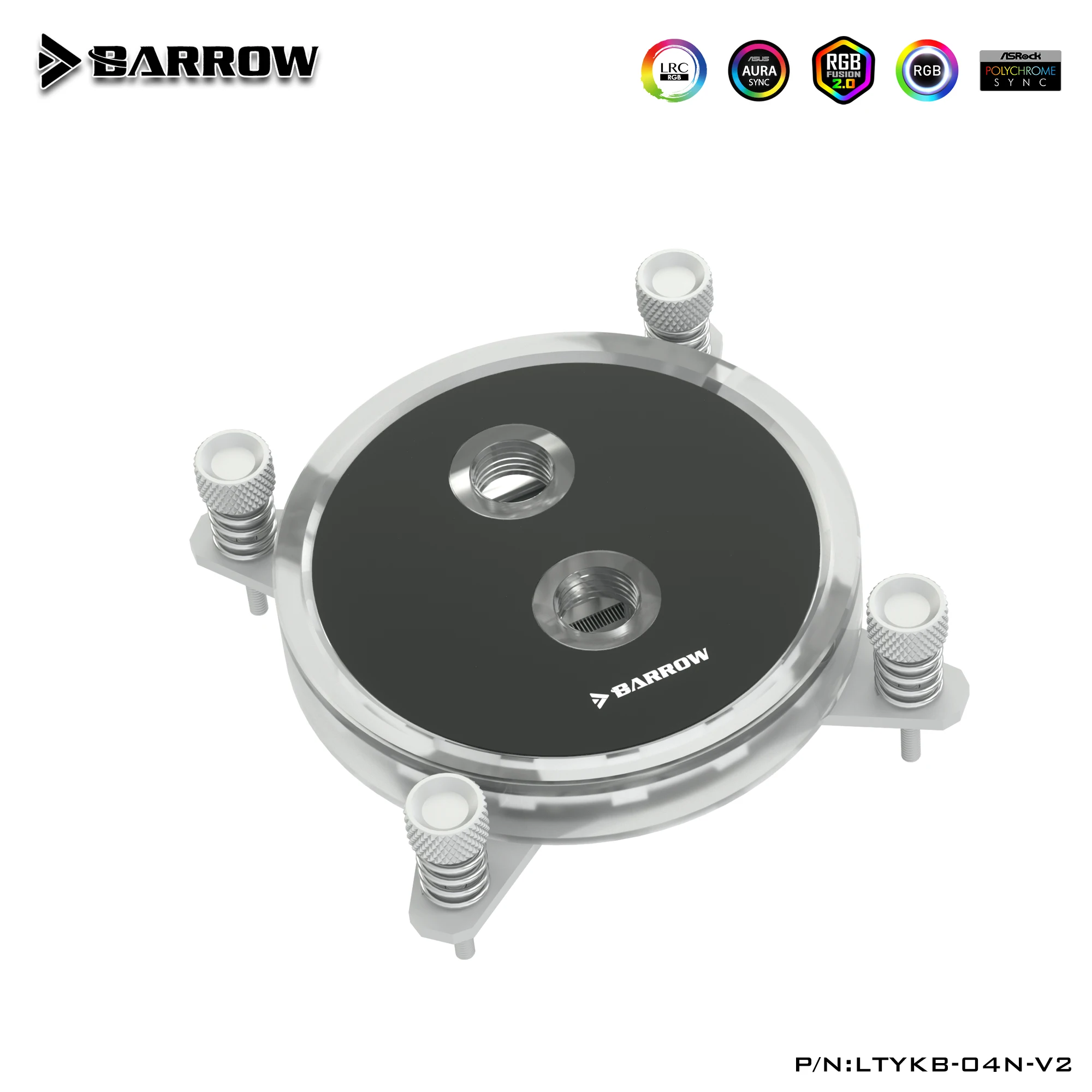 Barrow водяной блок для процессора Intel LGA 1150 1151 1155 1156 5 в 3Pin M/B AURA акриловый + медный