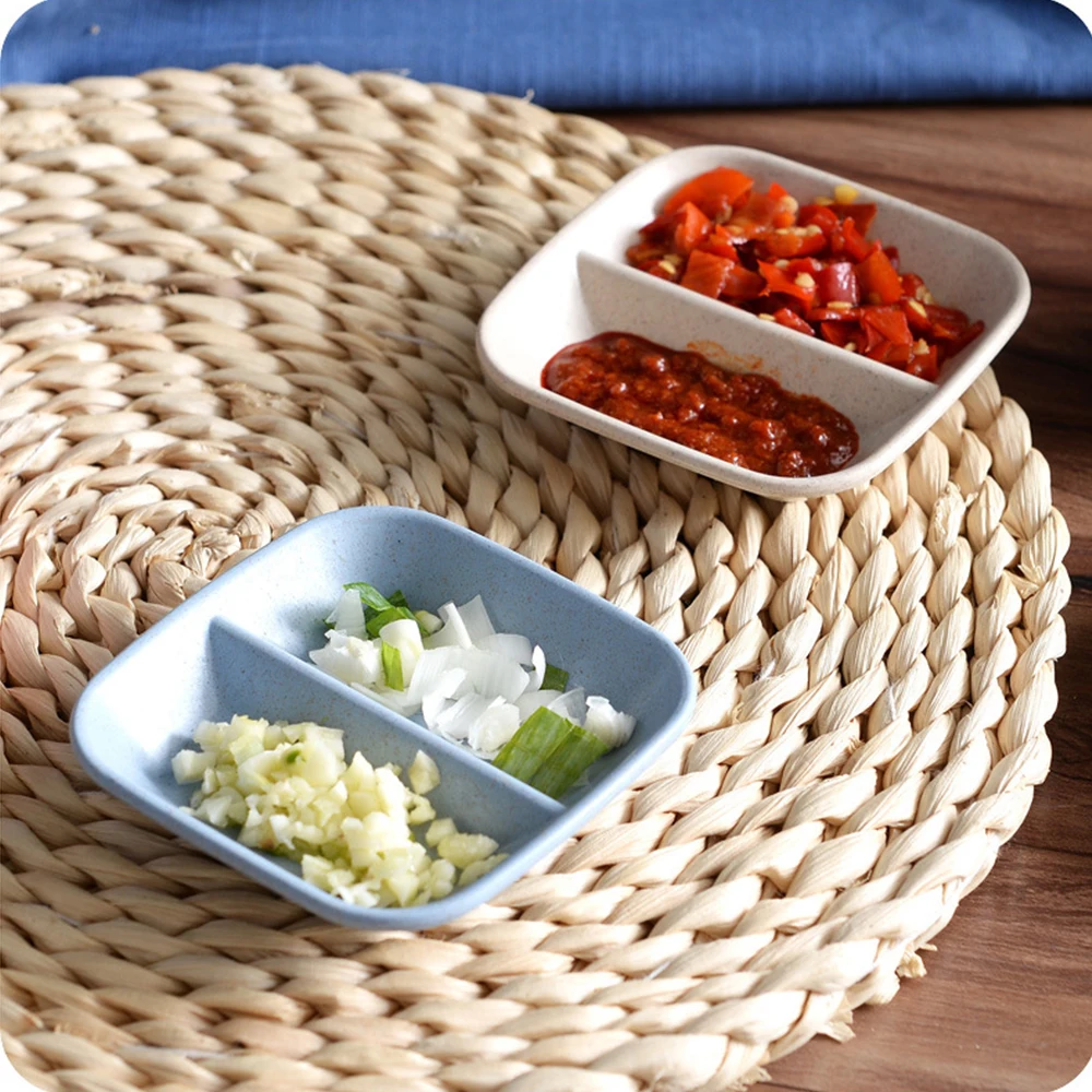 Японская посуда Пшеничная солома блюдо для приправ детская чаша тарелка соевого