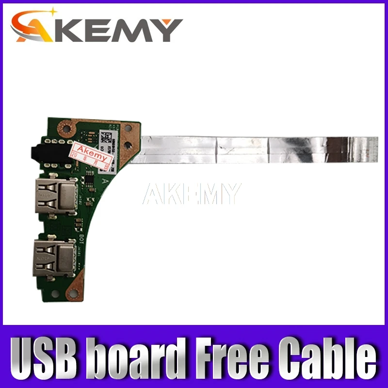 

For ASUS YX570U YX570UD X570U X570UD _IO USB Headphone jack Board with cable