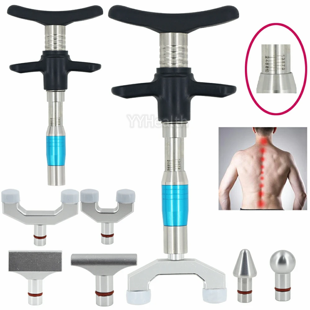 

Portable Joint Pain Relief Chiropractic Adjusting Tool 20-300N Therapy Massage Manual Gun Spine Correct Gun Correction Massager