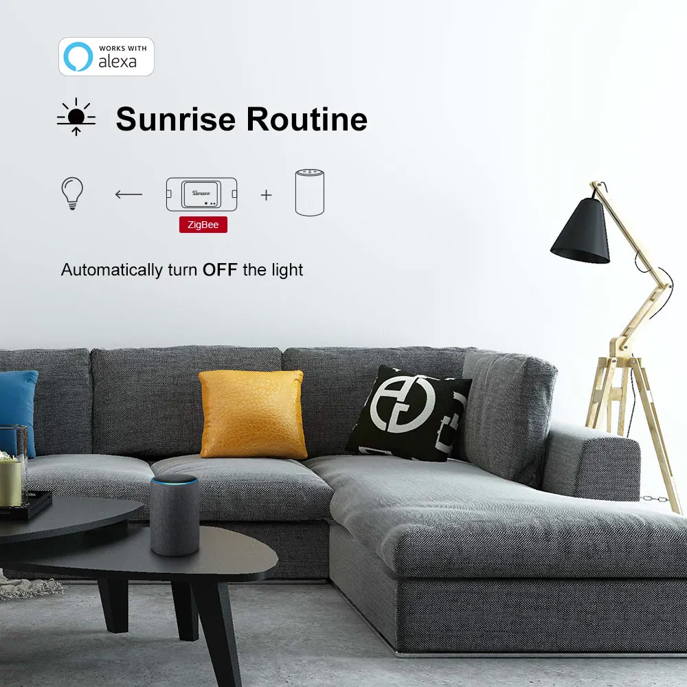3/5 шт. Itead Sonoff BASICZBR3-первый умный переключатель Zigbee DIY, управляемый через приложение SmartThing, работает с концентратором SmartThings Alexa