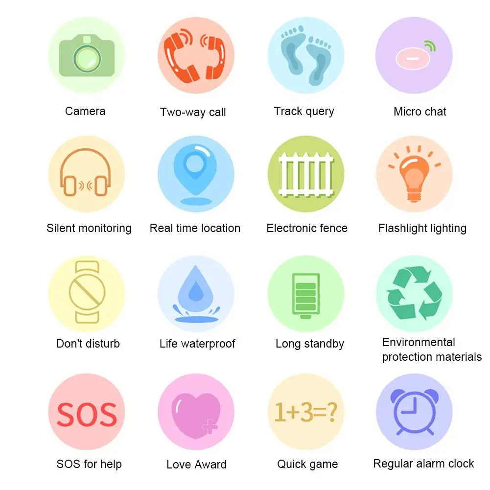 T8 Детские Водонепроницаемый отслеживание местоположения Камера смарт-телефон