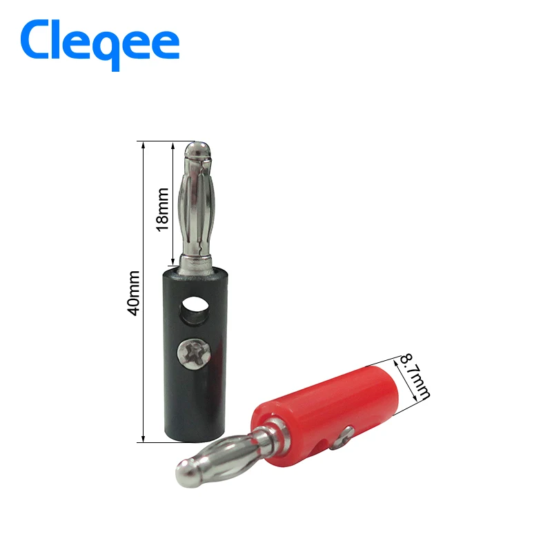 2020 Бесплатная доставка Cleqee P3003 10 шт. 4 мм разъем типа банан адаптер для аудио
