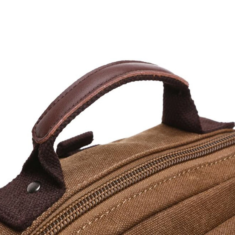 

Stylish Canvas Messenger Bag Shoulder Bag Travel Backpack