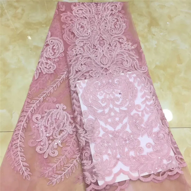 Новейшая нигерийская Тюлевая кружевная ткань 2020 Белая французская сетчатая с