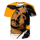 Футболка Tupac 2pac для мальчиков, футболки в стиле хип-хоп Шакур, Makaveli Rapper, винтажная графическая Новинка, уличная футболка в стиле панк, детская одежда